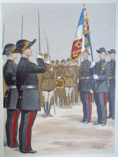 Gravure militaire maurice - gravure,